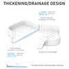 Silicone Soap Holder, 4 Pcs Thickened High-Purity Silicone Self Draining