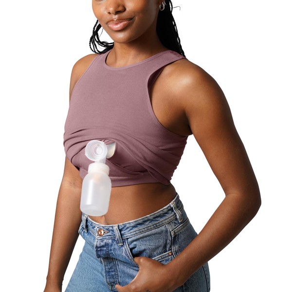 Kindred Bravely Sublime Hands-Free Pumping Longline Bra | Nursing Tank