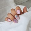 Roman Flower Handmade Nail Tips - Oval / 로망 플라워