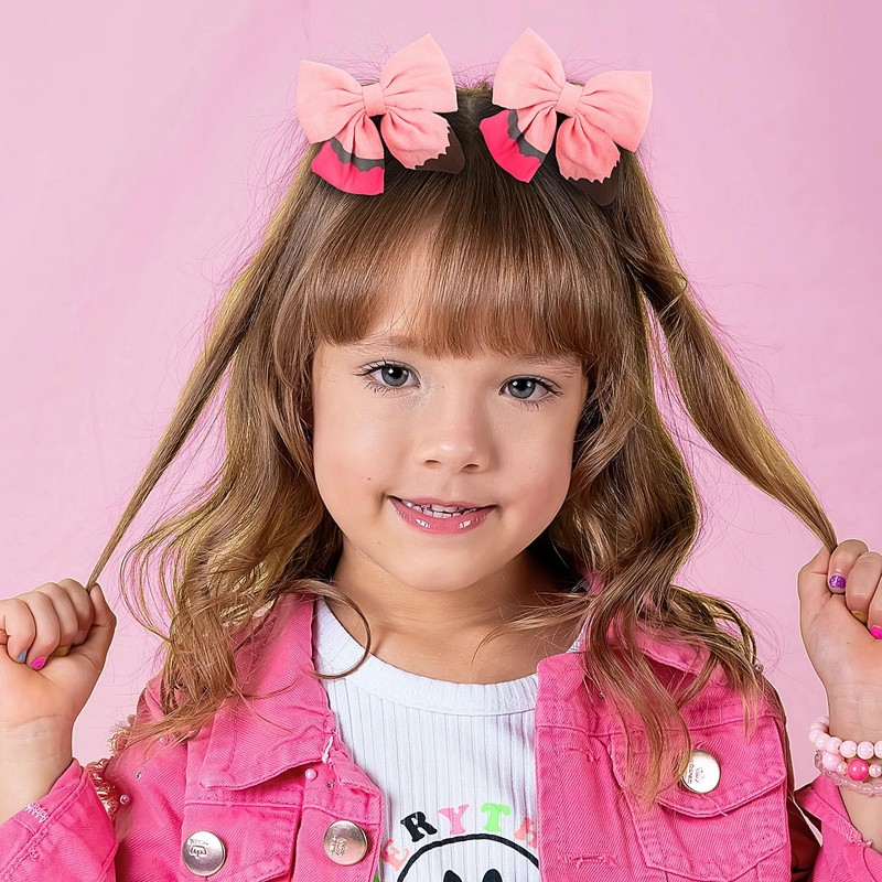 Back to School Pencil Hair Bows Clips for Girls Teacher,
