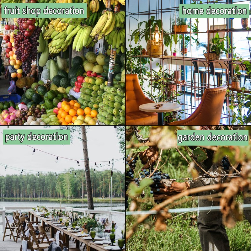 LONGHAO Artificial Grapes, Artificial Plastic Grape, Artificial Grape Vines, Artificial