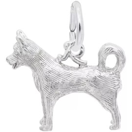 Rembrandt Sterling Silver Husky Charm by Rembrandt