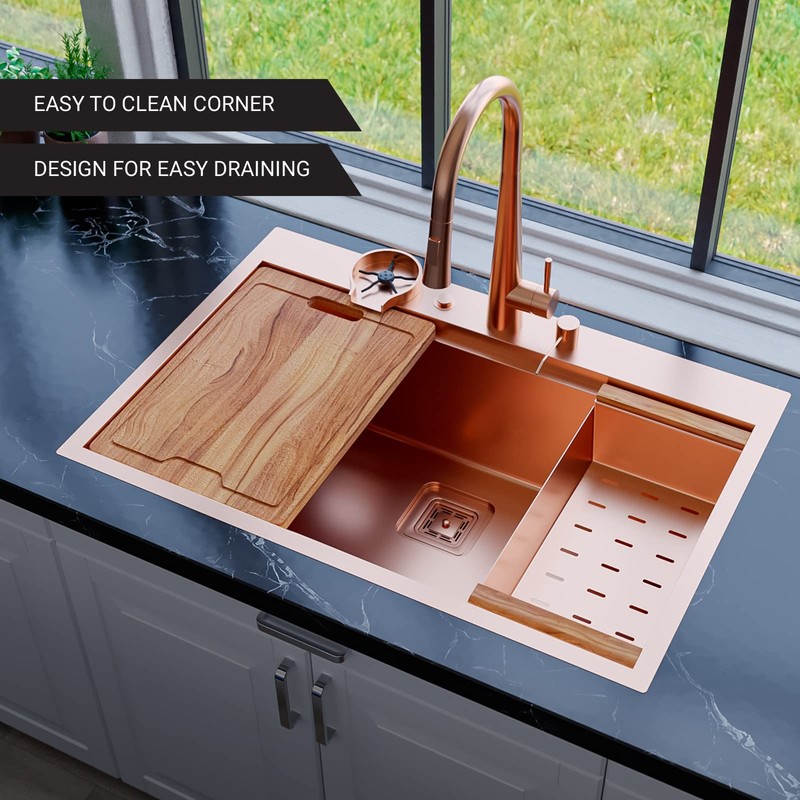 Strictly Sinks Stainless Steel Square Garbage Disposal Adapter for Kitchen