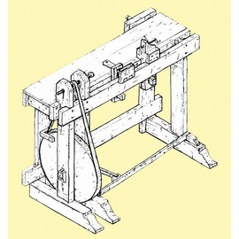1805 Turning Bench, Treadle Lathe