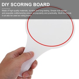 TOYANDONA Dry Wipe Paddles Board Hand Whiteboard Mini Dry Wipe Answer Paddles Mini Whiteboard Auction Paddle Whiteboard Paddles for Auction Tuning in the Classroom or