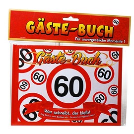 Udo Schmidt Birthday Guest Book 60 Years Traffic Sign Guest Book