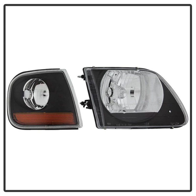 ACANII - For Black 1997-2003 Ford F150 Expedition Lightning Style