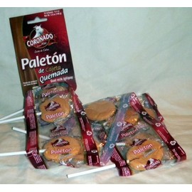 Coronado Paleton De Cajeta Quemada Mexican Goat Milk Candy Lollipops 10 Pcs by N/A [Foods]