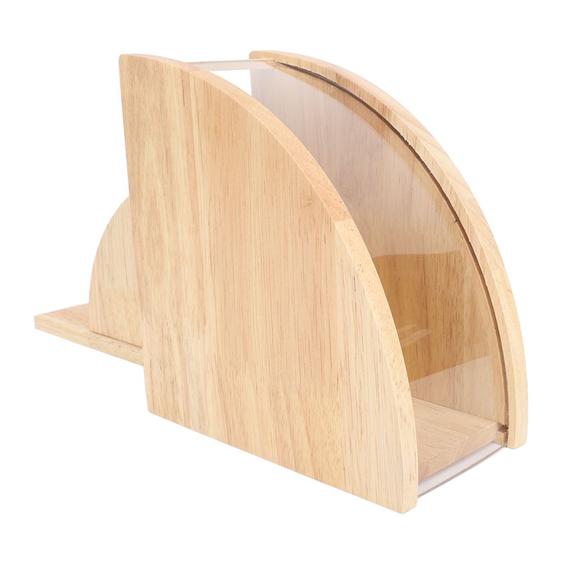 Dustproof Filter Holder Fan Shaped Coffee Filter Storage Holder Solid