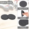 PATIKIL Rubber Solid Discs Washers, 4 Pcs Anti-Vibration Spacer 60mm