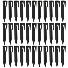 Ground Pegs for Robotic Lawnmower Boundary Cable, Pack of 150 Ground Hooks Ground Spikes Hooks Nails Ground Anchor for Robotic Lawnmower Lawn Boundary Wire Accessories, Compatible with Husqvarna,