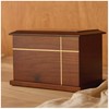 Aspen Studio AspenStudio Cross Walnut Wooden Urn for Cremation Human