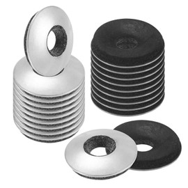 M METERXITY 30-Pack EPDM Bonded Sealing Rubber Washers, 304 Stainless Steel #10 x 9/16" OD Neoprene Rubber Washer Gasket for Bolts/Screws/Machinery/Ships/Roof