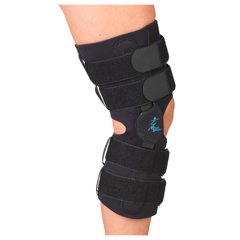 MedSpec Gripper™ 16" Hinged Knee, Neoprene ROM - Large