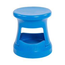ECR4Kids Storage Wobble Stool, 15in Seat Height, Active Seating, Blue
