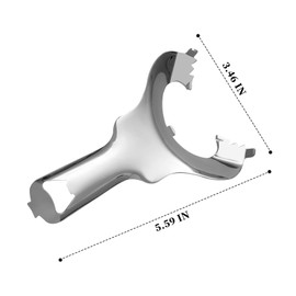 Mason Jar Lid Opener, Multi-Purpose for Bottle Opener and Various Lids Canning Jar Opener No Lid Dents or Damage Jar Opener
