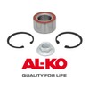 trailer parts4u Original Alko Bearing Wheel Bearing Set, Flange Nut,