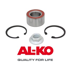 trailer parts4u Original Alko Bearing Wheel Bearing Set, Flange Nut, Seegerring 39/72/37 1224803