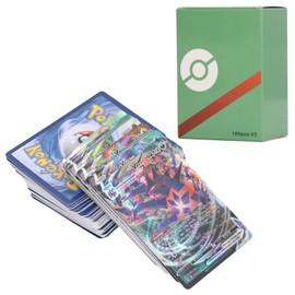 100pcs Foil Rare Cards Collectible Portable Game Props Paper Anime Foil Card for Party Club