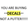 ODYSSEY 2-BALL DECALS ***SINGLE BLACK LINE*** — NO CUTTING!! --
