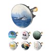 arteneur Eccentric Plug 40 mm Whale Fish - Stainless Steel