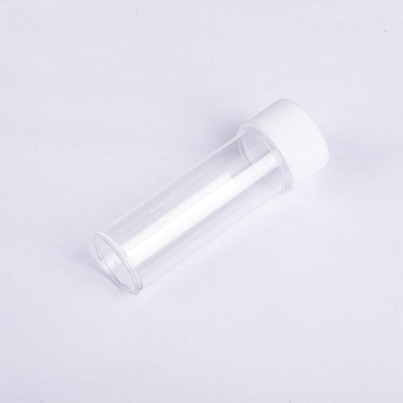 12PCS 25ML Plastic Test Tubes with Screw Caps Sample Bottles