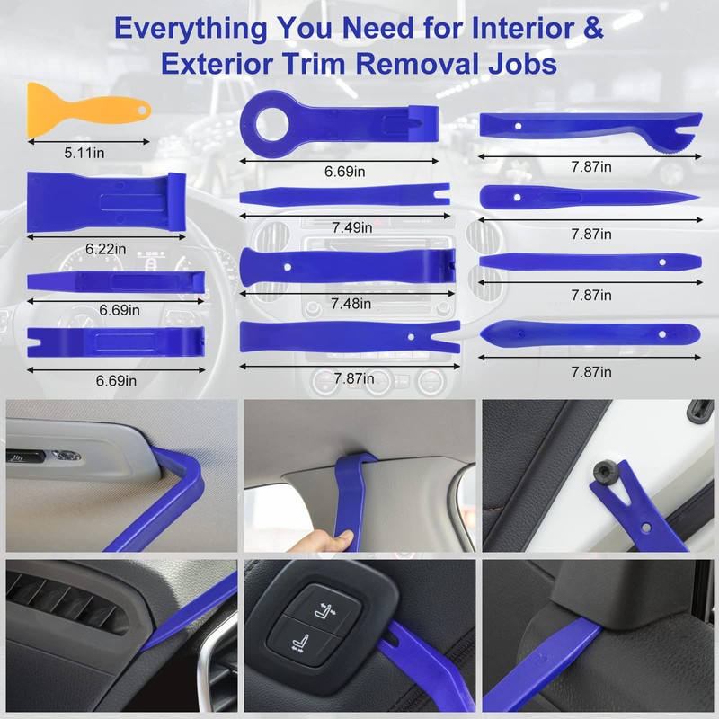 Trim Removal Tool Kit 250Pcs Car Removal Tool Kit Pry