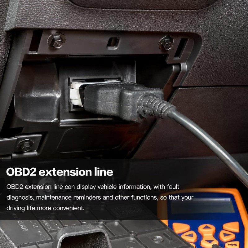 OBD2 to 8 Pin Diagnostic Adapter,8 Pin Plug Adapter for