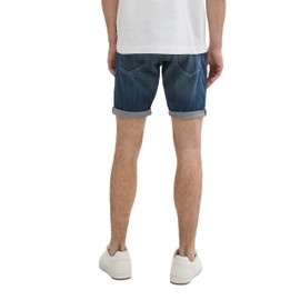TOM TAILOR Herren TTJosh regular shorts 1044973, Used Dark Stone Blue Denim, 34