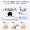 Electric Nail Clippers, 3-Speed Automatic Nail Trimmer for Fingernails and