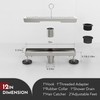 WEBANG 12 Inch Linear Shower Drain Rectangular Floor Drain with