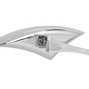 Motorcycle Spear Blade Mirrors 180 Degree Adjustable Rear View Side