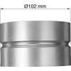 4" Inch / 100 mm Metal Vent Duct Connector -