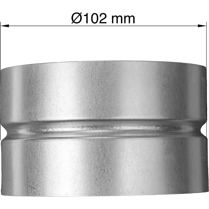 4" Inch / 100 mm Metal Vent Duct Connector -