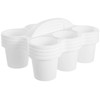 NIMBLOOM 4 PCS Classroom Caddy Organizer, Plastic Desk Storage Bin