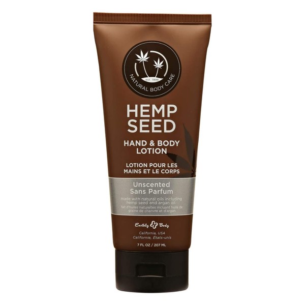 Earthly Body Hand and Body Lotion, Unscented, 7 Fl. Oz.,