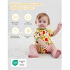 EASWEET Baby Boy Romper Soft Bamboo-derived Viscose Short Sleeve Baby