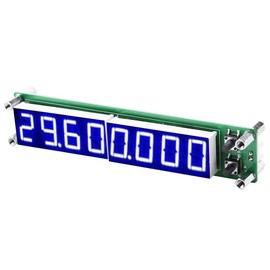 Frequency Counter, Frequency Meter 2.4 GHz Frequency Meter Signal Frequency PLJ-8LED-H for Displaying Frequency Values (Back Illuminated Font Blue)