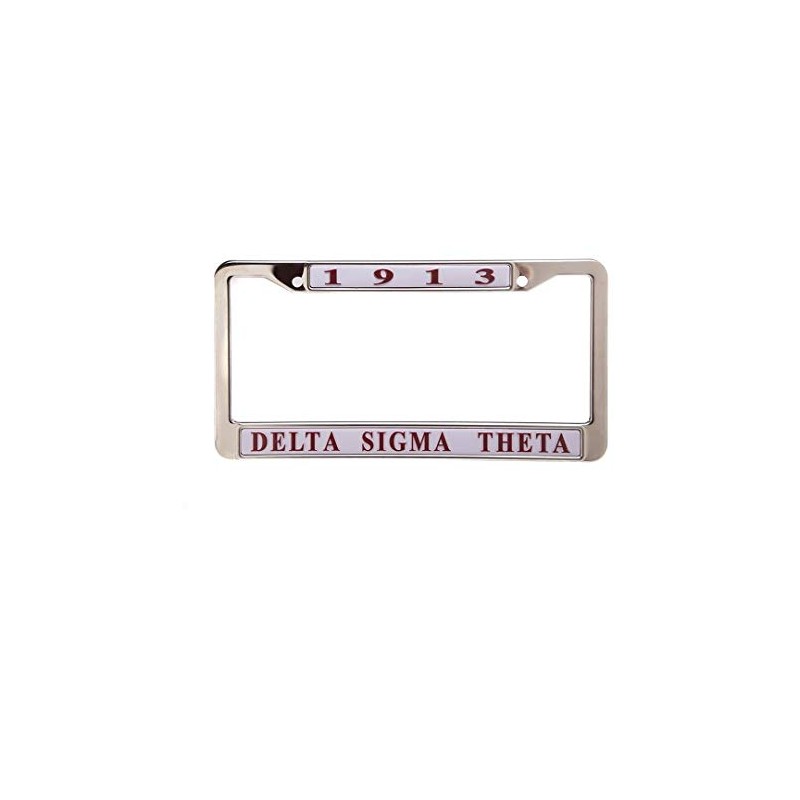 Delta Sigma Theta New Metal License Plate Frame