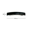Gachipin® No-Slip Barrette, 2-Piece Corner Glossy Barrette (Black)