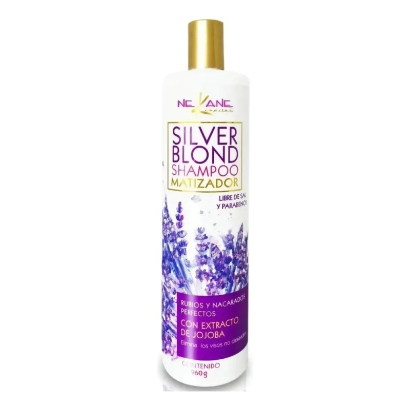Max Silver Shampoo Neutraliza Matizador 960ml Nekane Capilar