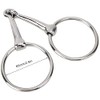 TopHomer Stainless Steel Hollow Snaffle Bit Horse Ring, Loose Horse
