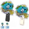 2 Pack Embrace Chaos Opossum Magnetic ID Badge Holder with