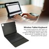 Tablet Keyboard Trackpad Magnetic Auto Sleep Kickstand Pencil Holder Wireless