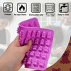 Palksky 4Pcs Gummy Bear Mold Silicone, Fruit Snack Molds, Gummies