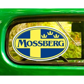 The Decal And Sticker Mafia MOSSBERG GUNS FIREARMS DECAL 2 Stickers Bogo For Car Window Bumper Truck Rv - 3.5"W x 2.1"H