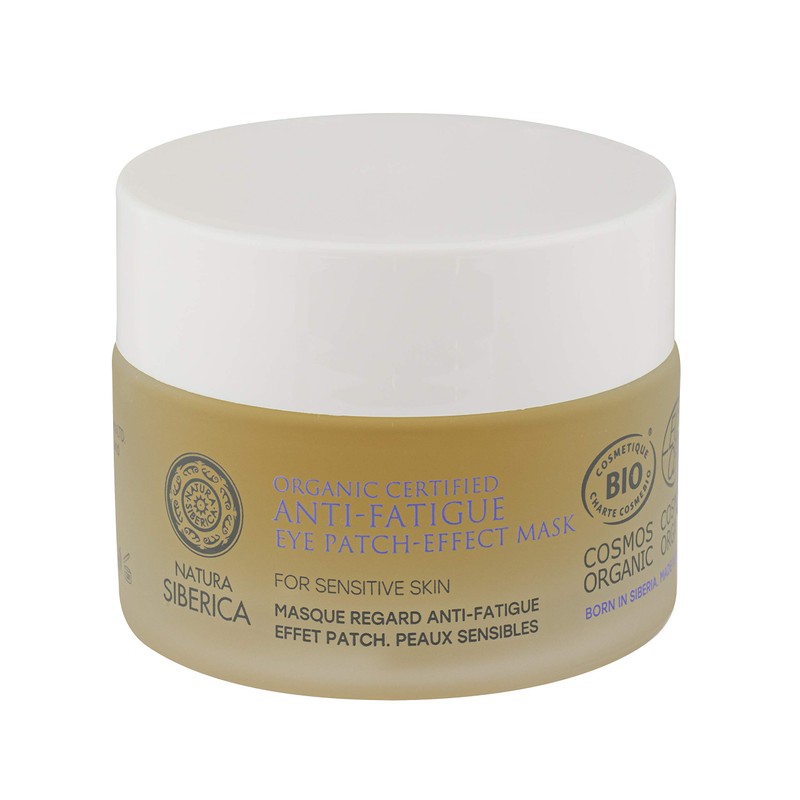 Natura Siberica Organic Certified Anti-Fatigue Plaster Mask for Sensitive Skin,