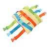 Elderly Dementia Pillow Buckle Release Colorful Straps Calming Comforting Sensory