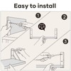 BAYKA Wall Shelves for Bedroom Decor, Floating Wall Shelves for