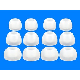 12pcs - 4S / 4M / 4L Eartips Compatible with Raycon Everyday and Fitness Wireless Earphones - Replacement Earbuds Adapters (TRS-W)